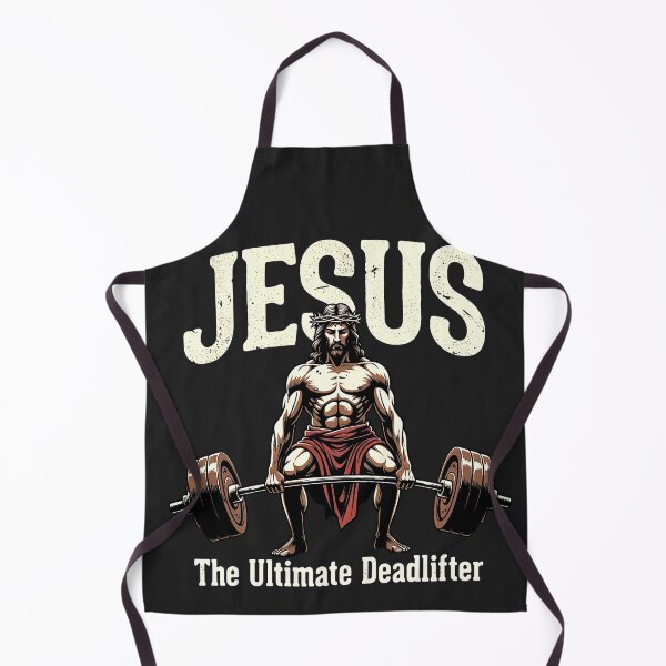 Item preview, Funny Jesus The Ultimate Deadlifter designed and sold by legendaryskins.