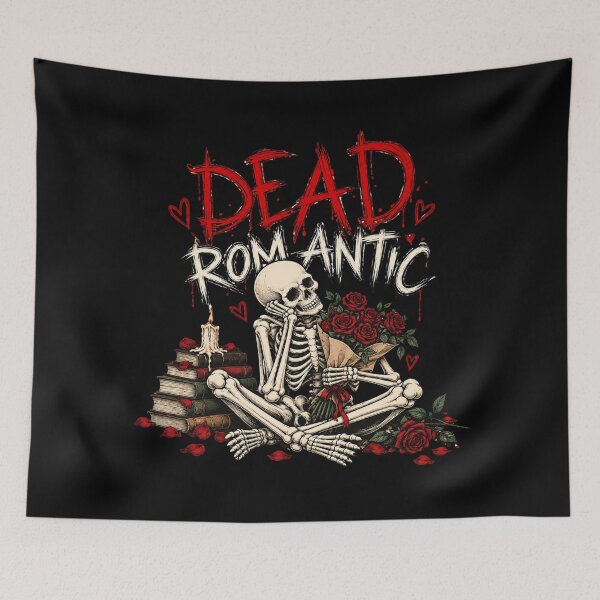 Item preview, Dead Romantic Skeleton Gothic Love Roses Dark Humor designed and sold by selvashop.