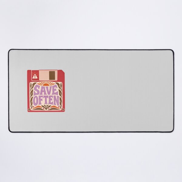 Item preview, Save Often Retro Safety Poster designed and sold by hattie's.