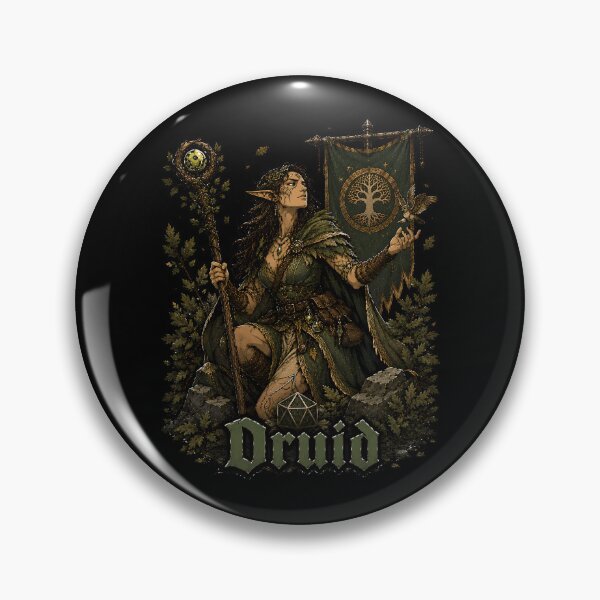 Item preview, Druid RPG class designed and sold by Boardgameo.
