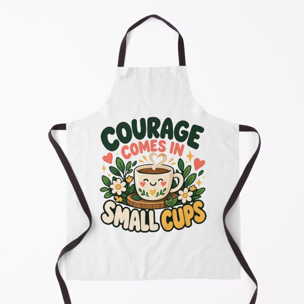 Item preview, Courage Comes in Small Cups designed and sold by Akioos.