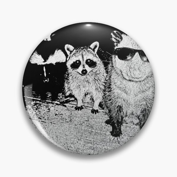 Item preview, Support Local Street Cats Funny Raccoon Skunk Possum Meme designed and sold by Thedondom.