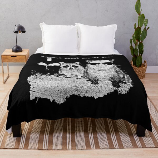 Item preview, Support Local Street Cats Funny Raccoon Skunk Possum Meme designed and sold by Thedondom.