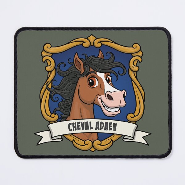 Item preview, The caricature of the Adaev horse in a coat of arms designed and sold by Cheval-de-coeur.
