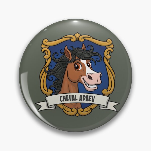 Item preview, The caricature of the Adaev horse in a coat of arms designed and sold by Cheval-de-coeur.