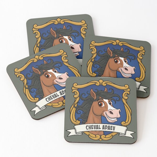 Item preview, The caricature of the Adaev horse in a coat of arms designed and sold by Cheval-de-coeur.