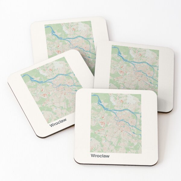 Item preview, Wroclaw Minimalistic Map Art designed and sold by MapsNerd.