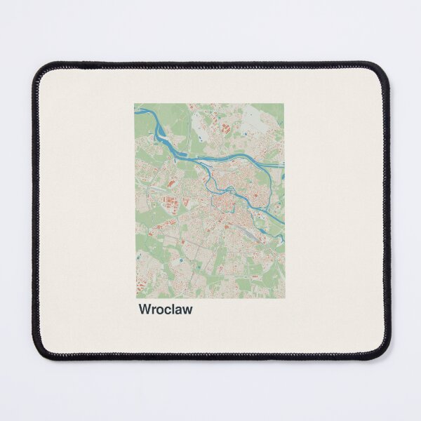Item preview, Wroclaw Minimalistic Map Art designed and sold by MapsNerd.
