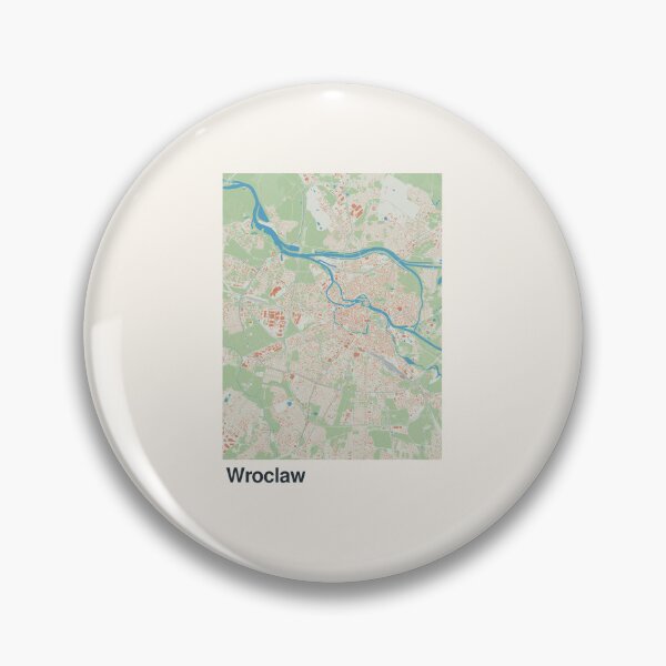 Item preview, Wroclaw Minimalistic Map Art designed and sold by MapsNerd.