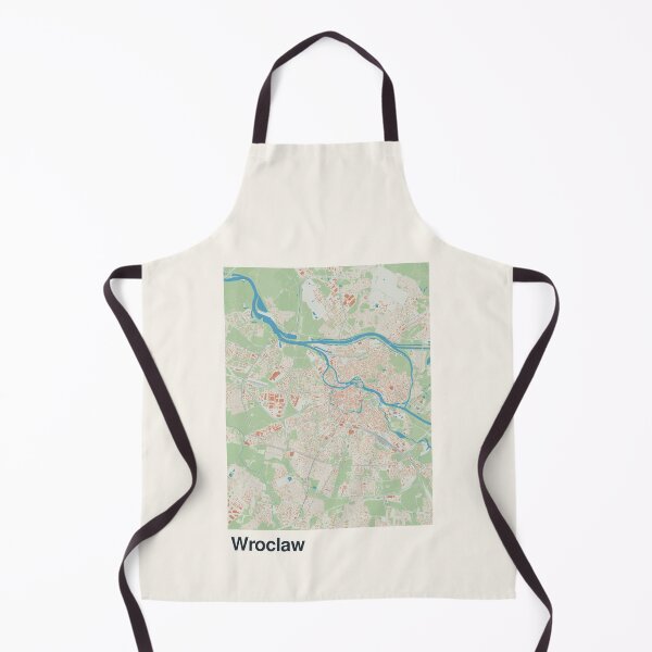 Item preview, Wroclaw Minimalistic Map Art designed and sold by MapsNerd.