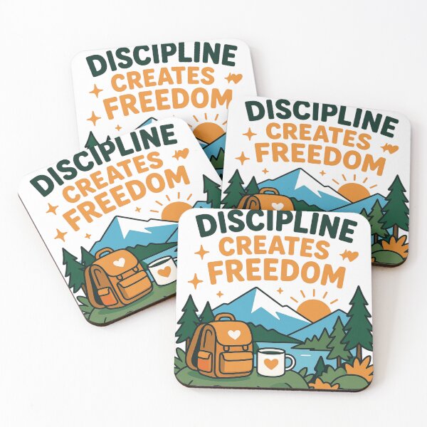 Item preview, Discipline Creates Freedom designed and sold by Akioos.