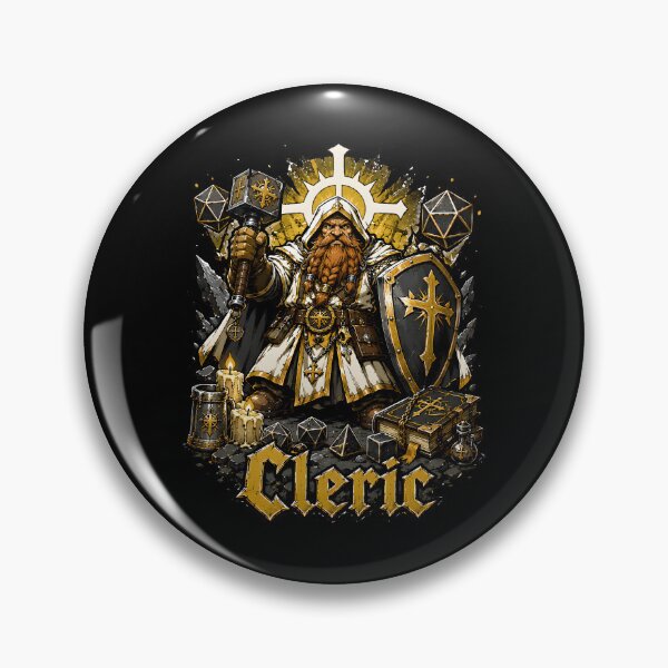 Item preview, Cleric RPG class designed and sold by Boardgameo.