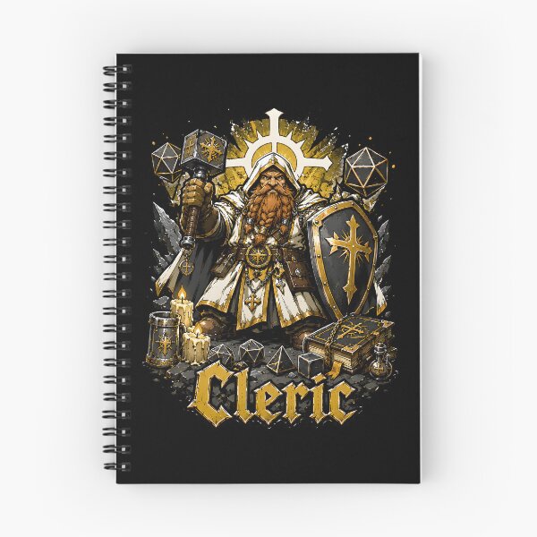 Item preview, Cleric RPG class designed and sold by Boardgameo.