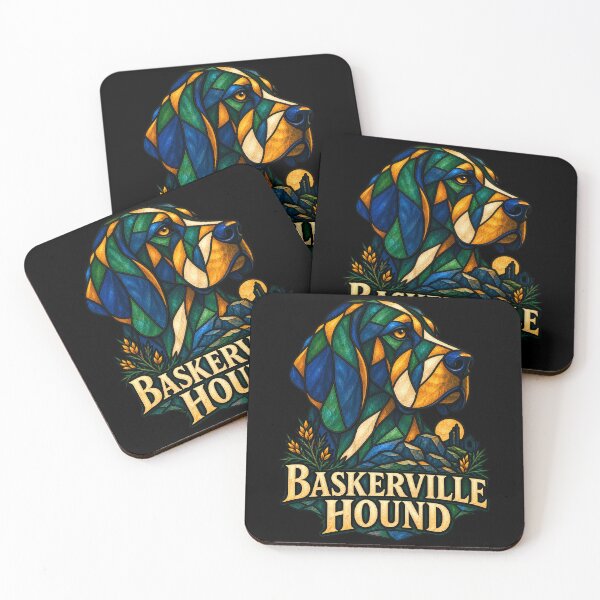 Item preview, Sherlock Holmes: Baskerville Hound Stained Glass designed and sold by Fenay Designs.