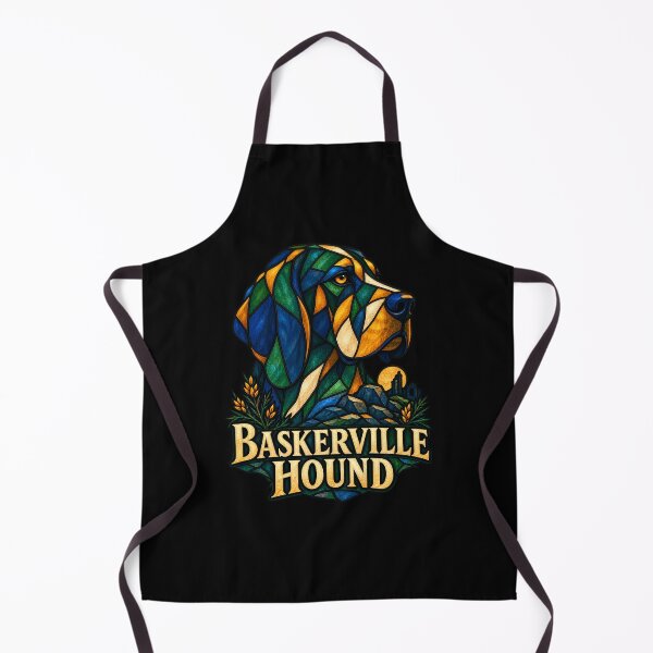 Item preview, Sherlock Holmes: Baskerville Hound Stained Glass designed and sold by Fenay Designs.