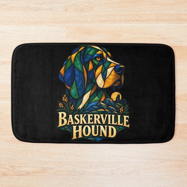 Item preview, Sherlock Holmes: Baskerville Hound Stained Glass designed and sold by Fenay Designs.