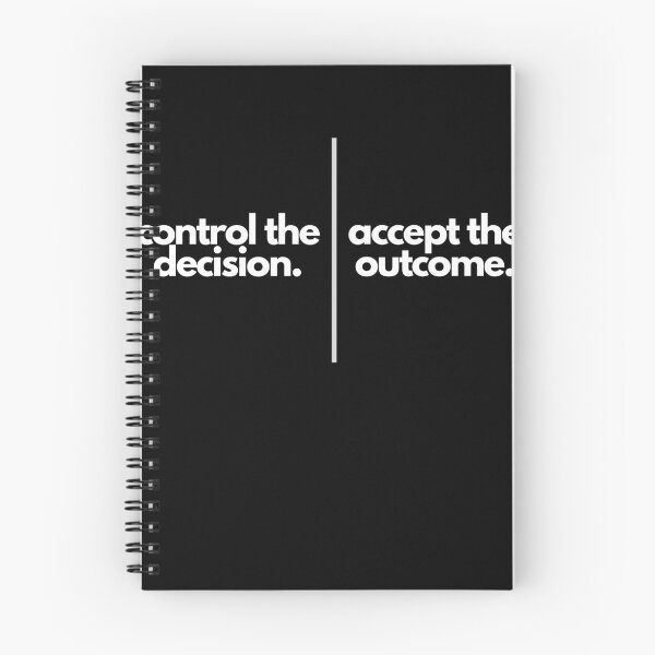 Item preview, Control the Decision Accept the Outcome designed and sold by S4PPHIRE-DES1GN.
