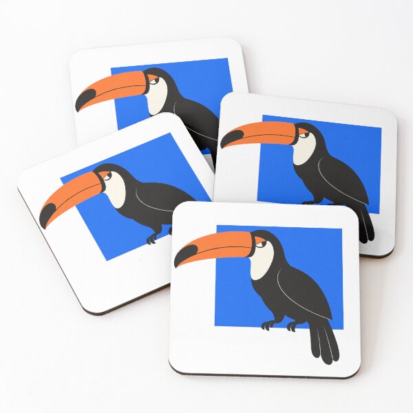 Item preview, Toucan with beak out of frame designed and sold by Lazenco.
