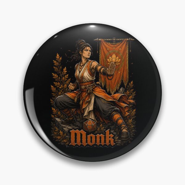 Item preview, Monk RPG class designed and sold by Boardgameo.