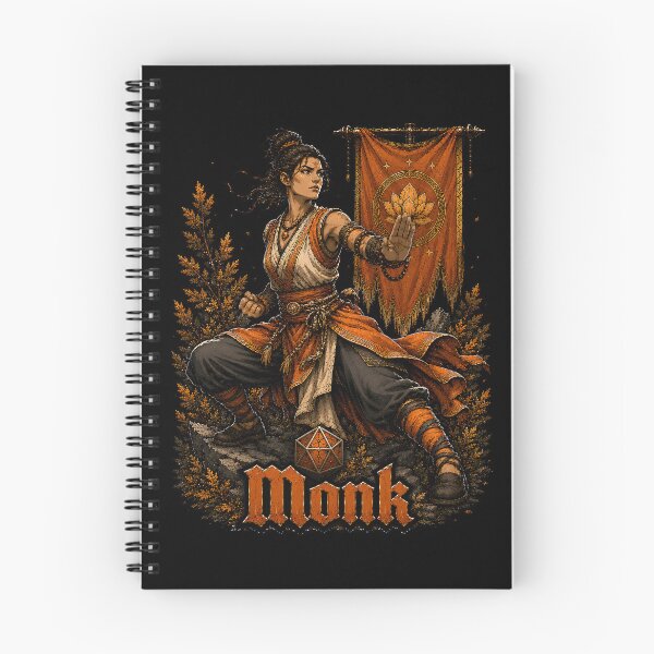Item preview, Monk RPG class designed and sold by Boardgameo.