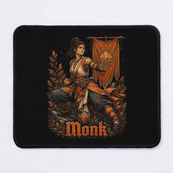 Item preview, Monk RPG class designed and sold by Boardgameo.