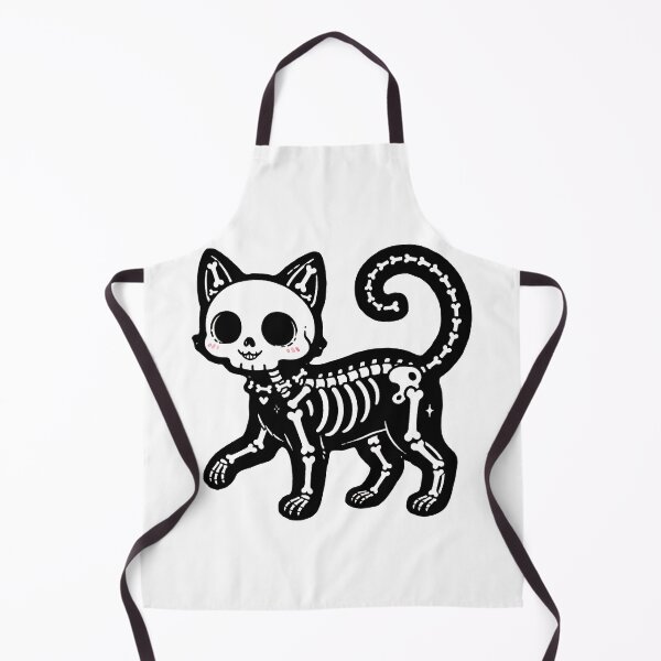 Item preview, Cute Skeleton Cat - Adorable Skull Cat Halloween Kawaii designed and sold by AstronautMerch.