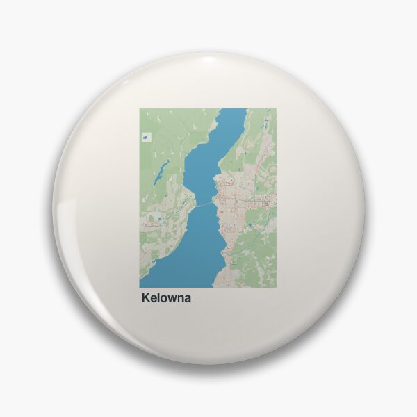 Item preview, Kelowna Minimalistic Map Art designed and sold by MapsNerd.