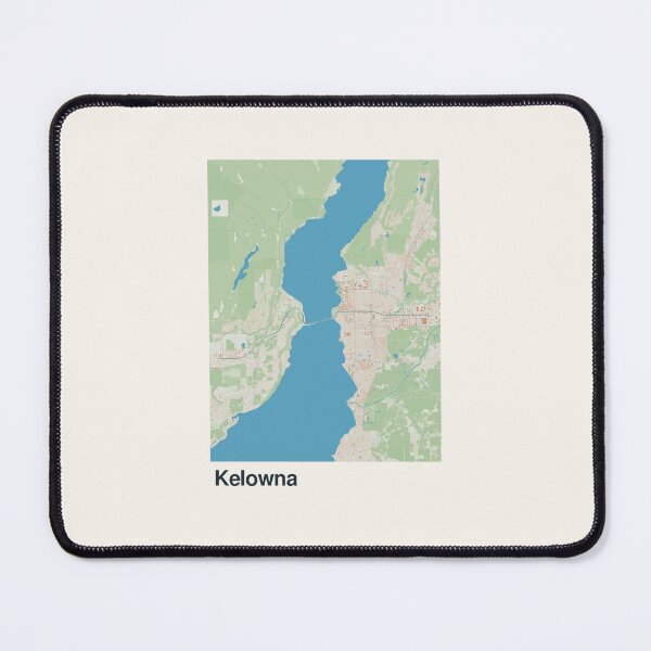 Item preview, Kelowna Minimalistic Map Art designed and sold by MapsNerd.