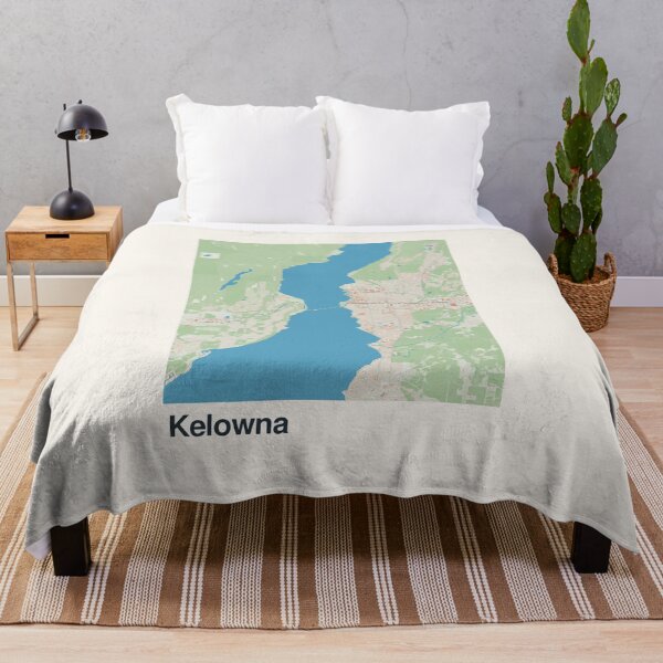 Item preview, Kelowna Minimalistic Map Art designed and sold by MapsNerd.