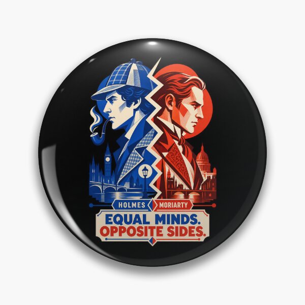 Item preview, Sherlock Holmes vs Moriarty: Equal Minds designed and sold by Fenay Designs.