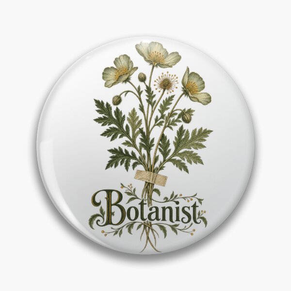 Item preview, Botanist Herbarium | Vintage Botanical Plant Science | Botany Lover Gift designed and sold by Brackenlume Studio.