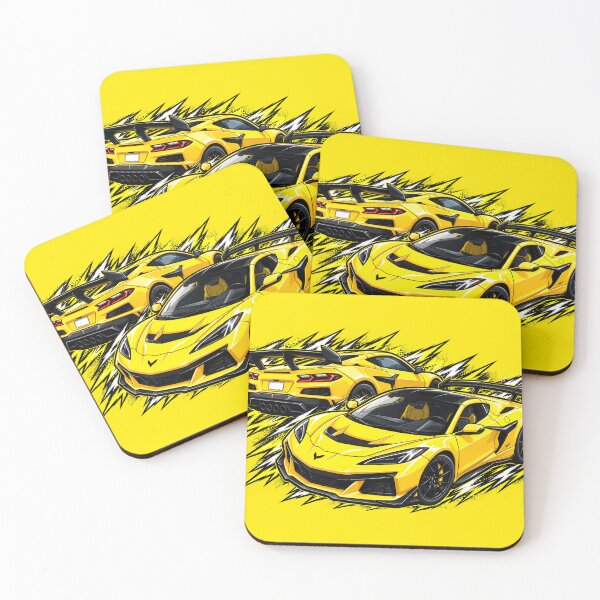 Item preview, Yellow Thunder – American Performance Car Graphic designed and sold by Lacerta-Design.
