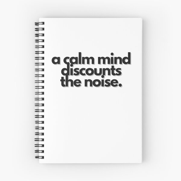 Item preview, A Calm Mind Discounts the Noise designed and sold by S4PPHIRE-DES1GN.
