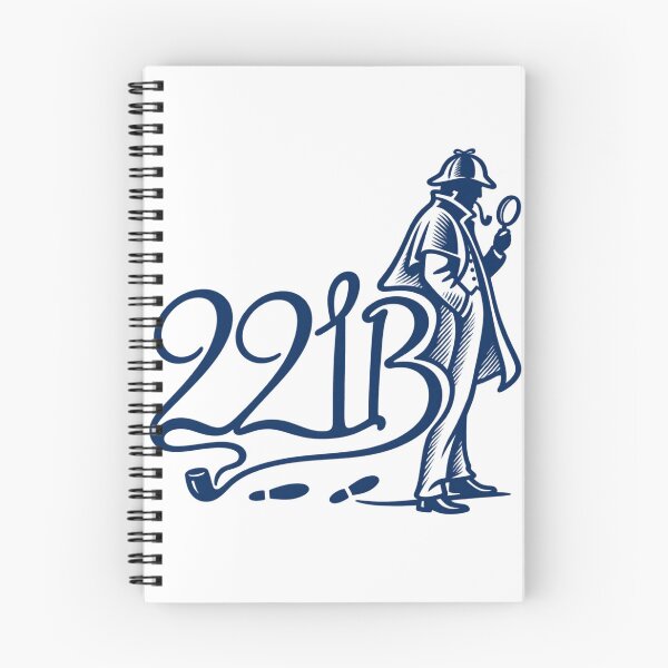 Item preview, Sherlock Holmes: Minimalist 221B Line Art designed and sold by Fenay Designs.