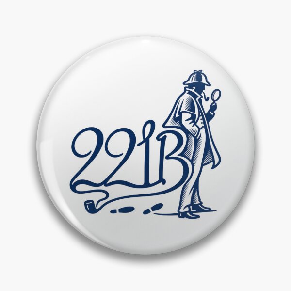 Item preview, Sherlock Holmes: Minimalist 221B Line Art designed and sold by Fenay Designs.