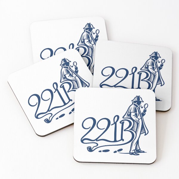 Item preview, Sherlock Holmes: Minimalist 221B Line Art designed and sold by Fenay Designs.