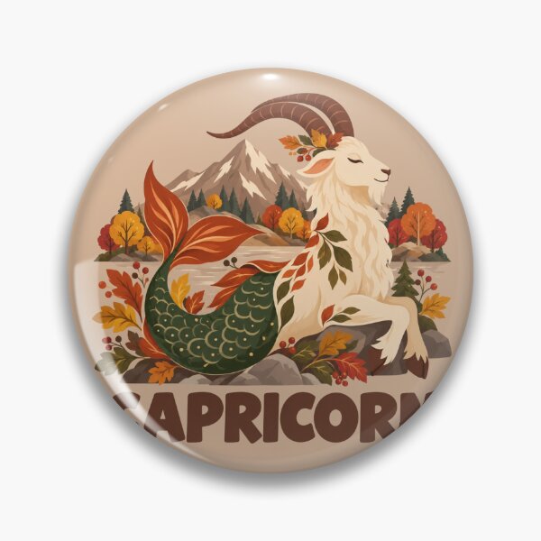 Item preview, Zodiac Sign Pastel Folk Art | Astrology Birthday Gift | Cute Horoscope Design - Capricorn designed and sold by Backsay.
