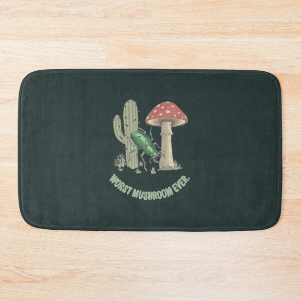 Item preview, Stag Beetle and Red Mushroom – Sarcastic Desert Mix-Up Illustration designed and sold by LeshanArt.