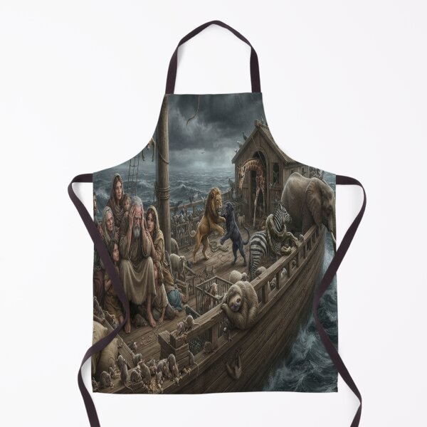 Artikelvorschau, Noahs Arche Chaos und stürmische See – Dark Fantasy Art entworfen und verkauft von AfresStudio.