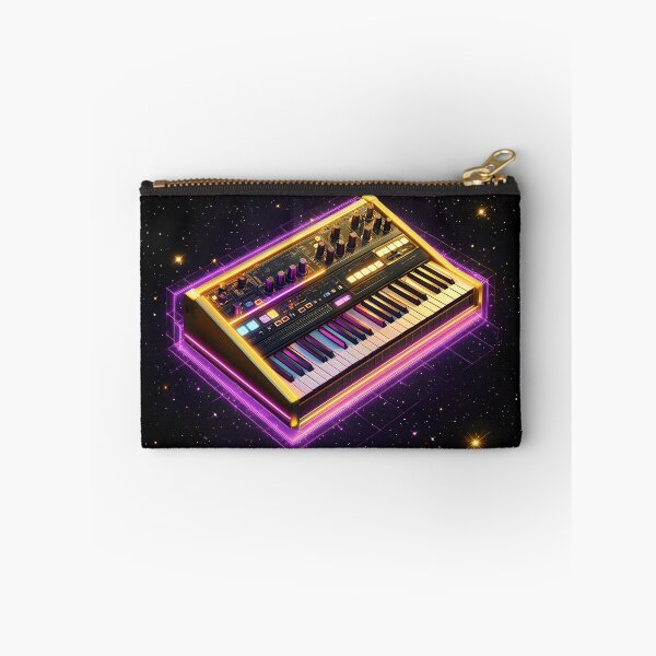 Item preview, Analog Synthesizer Neon, 3d Render, Rich Gold designed and sold by Checho30.