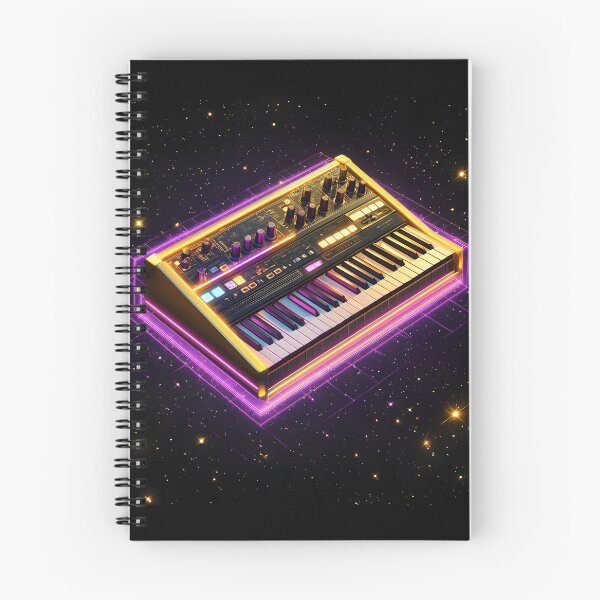 Item preview, Analog Synthesizer Neon, 3d Render, Rich Gold designed and sold by Checho30.