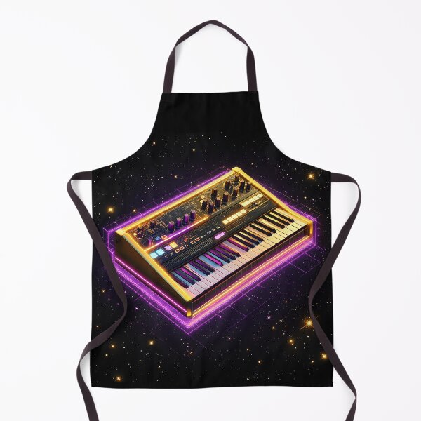Item preview, Analog Synthesizer Neon, 3d Render, Rich Gold designed and sold by Checho30.