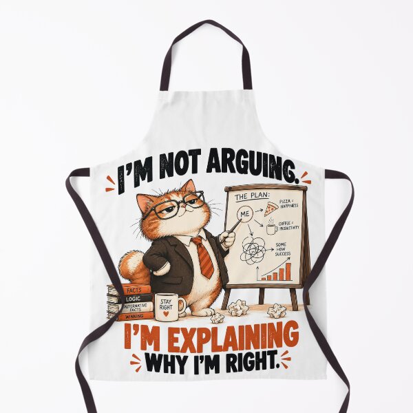 Item preview, I’m Not Arguing. I’m Explaining Why I’m Right. – Funny Cat designed and sold by Furflix.