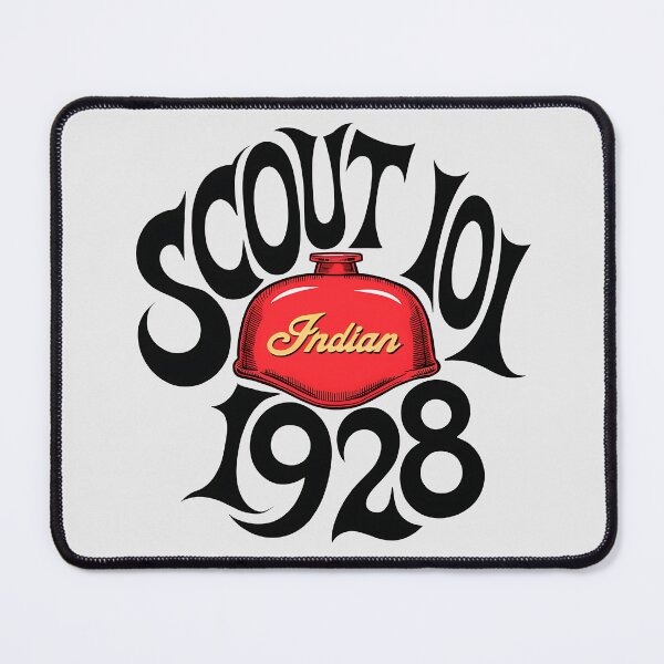 Item preview, 1928 Indian Scout 101 Groovy Psychedelic Vintage Motorcycle Emblem designed and sold by EdGraphy.