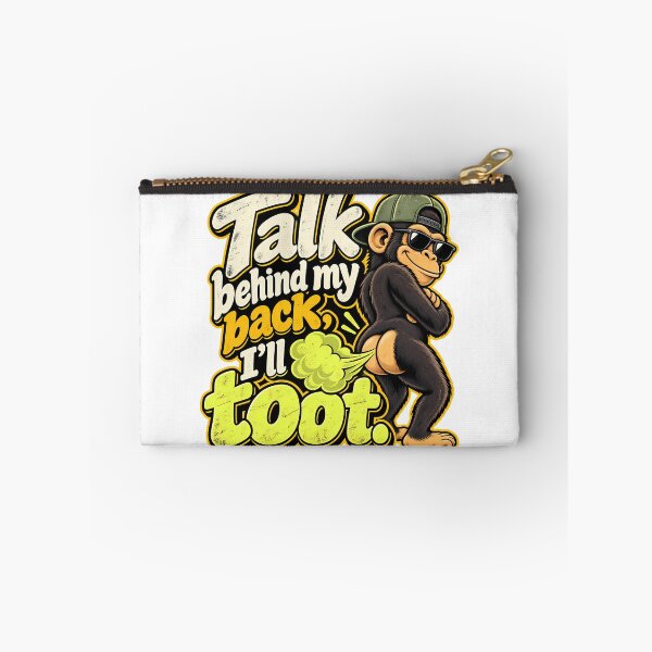 Item preview, Funny Monkey Fart Joke Retro Graphic Tee designed and sold by DesignArtist.ia.
