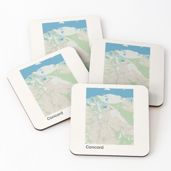 Item preview, Concord Minimalistic Map Art designed and sold by MapsNerd.