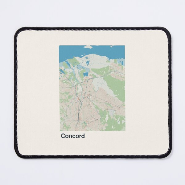 Item preview, Concord Minimalistic Map Art designed and sold by MapsNerd.