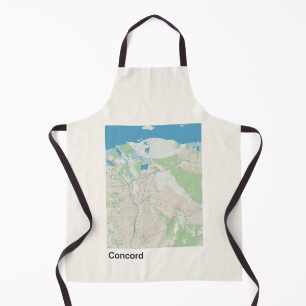 Item preview, Concord Minimalistic Map Art designed and sold by MapsNerd.