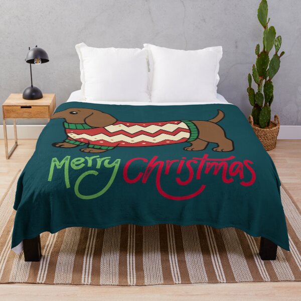 Item preview, Dachshund Merry Christmas Cute Wiener Dog designed and sold by stormk10.