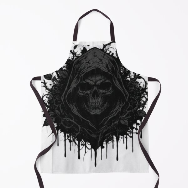 Item preview, Dark Reaper Skull T-Shirt | Gothic Horror Streetwear | Premium Black & White Design designed and sold by AdityaShop18.